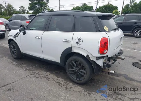2016 Mini Countryman Cooper S z USA, uszkodzony, nr VIN WMWZC3C5XGWP53501